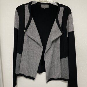 Michael Stars Moto Knit Cardigan Sweater Jacket - Size Large